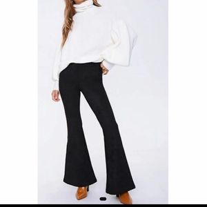 Saint and hearts faux suede leggings